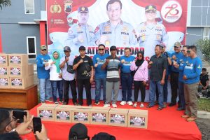 Peringatan HUT Bhayangkara Ke 78, Polres Semarang Menyelenggarakan Latber Offroad dan Pembagian Bansos..