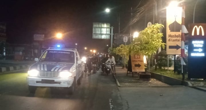 37 Motor Aksi Balap Liar Di Ungaran Berhasil Diamankan Satlantas Polres Semarang.