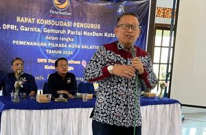 Konsolidasi Partai Nasdem Siap Menangkan Sinoeng Budi di Pilwakot Salatiga